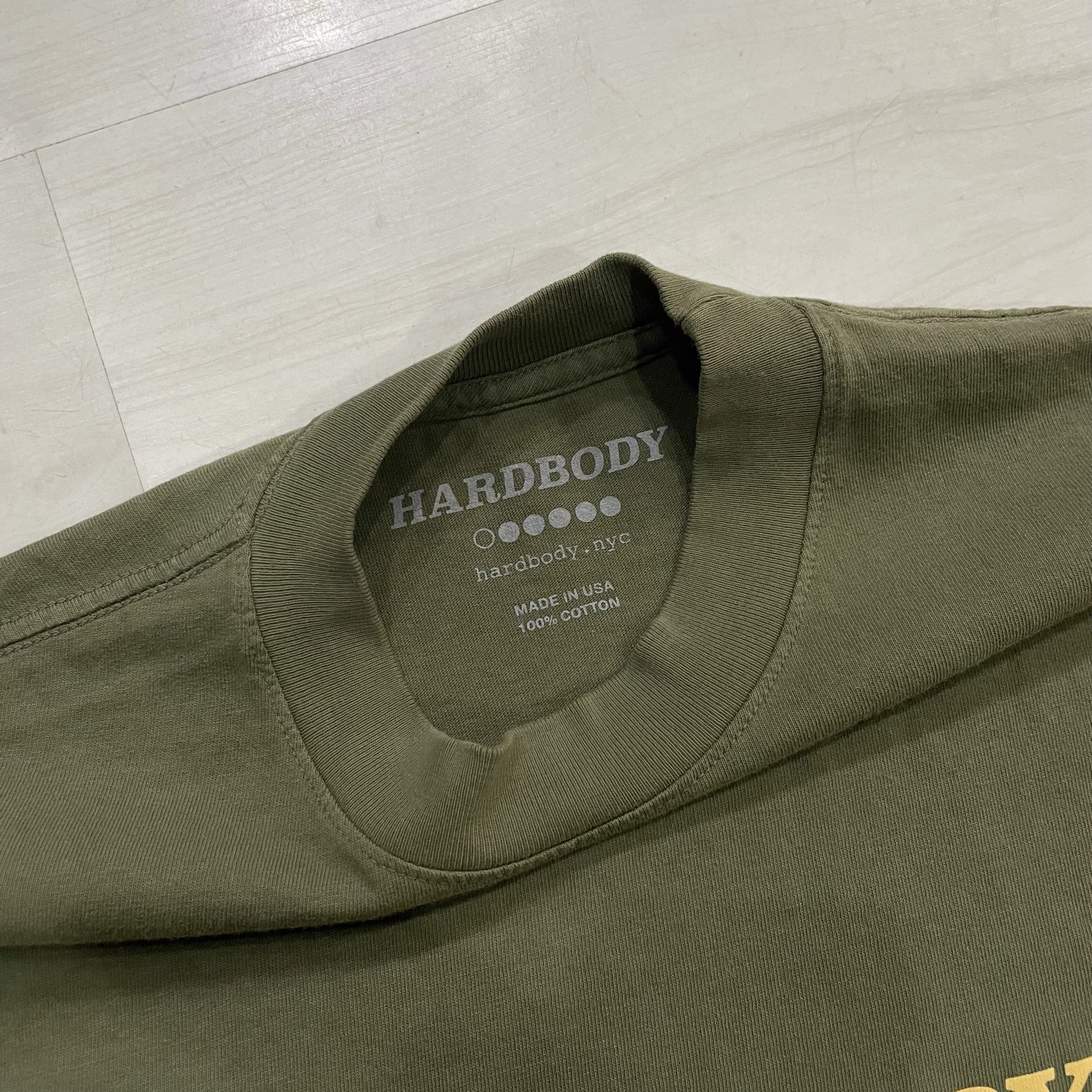 Hardbody T-shirt - Logo Tee (Groen) – photo 3